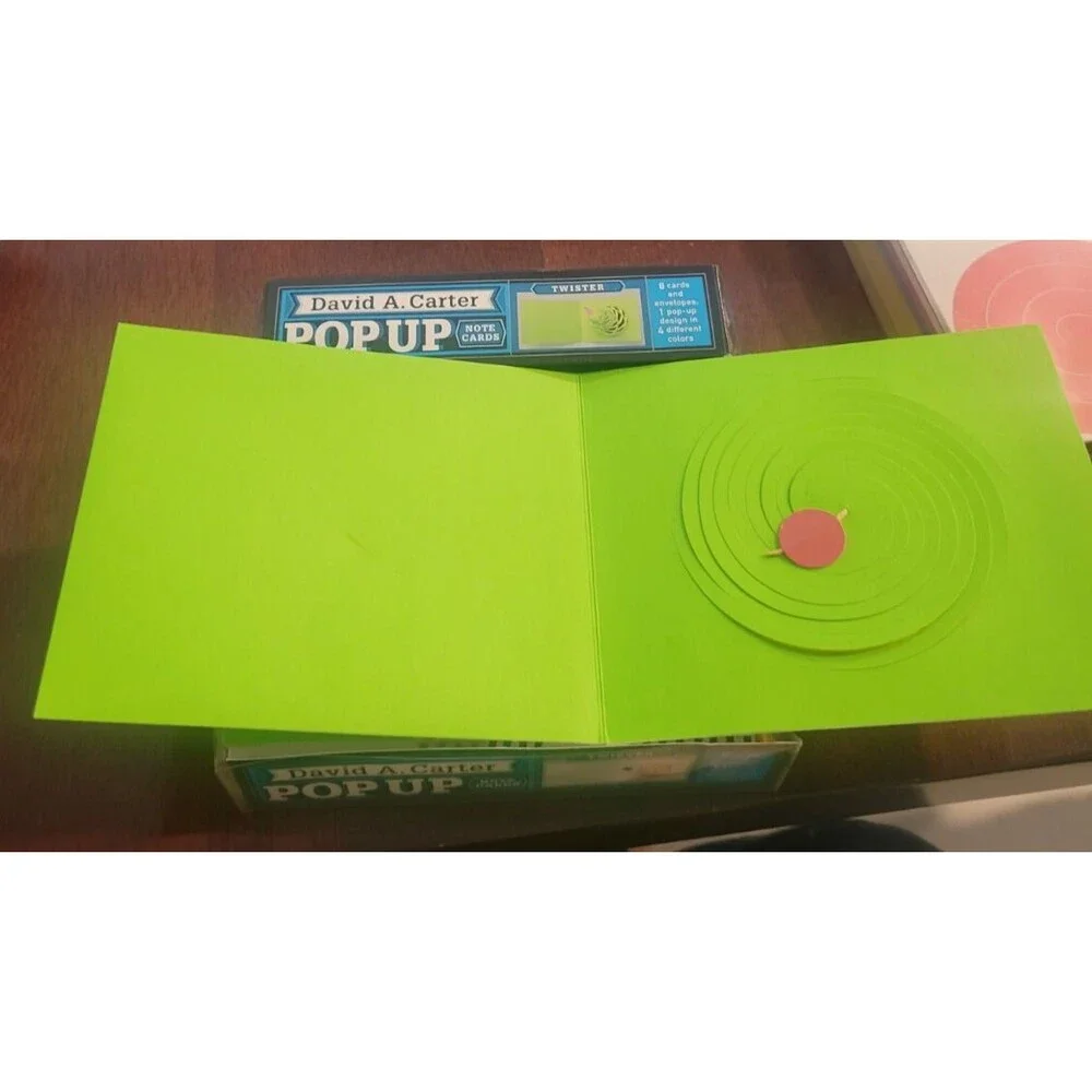 Pop-Up Note Cards Twister by David A. Carter - 2008 Open Box